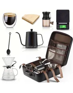 Hete Infuus Koffieset Giet Over Outdoor Camping Barista Accessoire Kit Koffieketel Handtas Druip Over Koffie Zetten