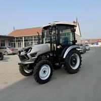 Tracteur agricole 4x4 de haute qualité 50HP 60HP 70HP avec moteur et boîte de vitesses pour semis de maïs, riz et légumes