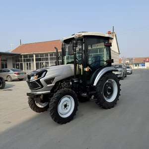 טרקטור חקלאי איכותי 50 כוחות סוס 60 כוחות סוס 70 כוחות סוס 4X4 עם הנעה לכל הגלגלים, מיני טרקטור זורע עם זריעה של תירס, אורז וירקות - Product Image 3