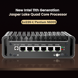 6 LAN 2.5G Routeur Doux Stylo-tium <span class=keywords><strong>N6005</strong></span> Celero N5105 i226-V 2 * DDR4 NVMe Pare-Feu Ordinateur HD2.0 DP1.4 ESXi Proxmox Sans Ventilateur Mini PC - Product Image 2