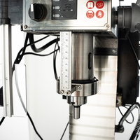 CTMACH Usine Directe Nouvelle Machine de Fraisage et de Perçage Manuelle à Haute Vitesse à 3 Axes X35 32 mm Broche MT3 Haute Précision Légère