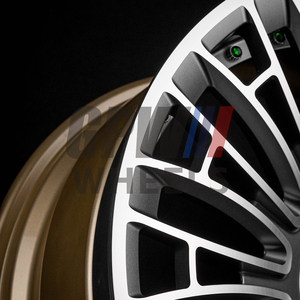 Delicate Multi Spoke Three Piece 6061-T6 Forged Alloy Rim With Center Cap Custom Surface Treatment Adjustable Fitment - Product Image 5