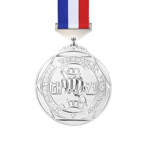 เหรียญรางวัลกีฬาเทควันโดและคิกบ็อกซิ่ง LY Bright Metal Zinc Alloy - Product Image 4