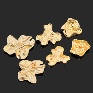 Botón de Metal Personalizado de Aleación de Zinc con Forma Irregular de Concha Marina, Estrella de Mar, para Ropa, de Fábrica - Product Image 2