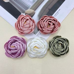 Fabric Rose <b>Embellishments</b> 5cm Manual Craft Flowers For DIY Headwear <b>Shoe</b> Clothing Accessories - Product Image 4