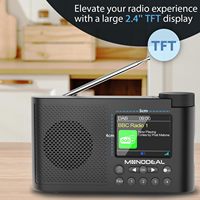 DAB Plus FM BL Farbbild schirm Radio Tragbares Design Lange Akkulaufzeit für Reisen zu Hause und im Freien
