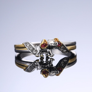 Anello alla Moda a Forma di Elefante, Design Minimalista Cartoon, Gioiello Elegante per Uso Quotidiano Femminile - Product Image 5