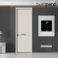 Porte intérieure moderne en bois massif insonorisée et étanche, apprêtée, pour entrée de maison, hôtel, salon, villa