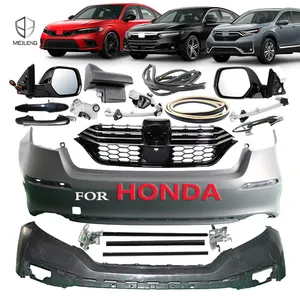 MEILENG OEM Japan ระบบตัวถังรถยนต์,กันชนหน้าหลังรถยนต์พลาสติกขายส่งสำหรับ Honda Civic City Crv Accord Fit HRV อะไหล่