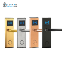 Serrure de porte intelligente TTHotel sans clé avec carte RFID, serrure d'hôtel Wifi en acier inoxydable pour système de serrure de porte en bois
