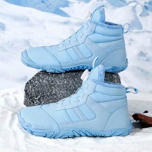 Baskets chaudes d'hiver pour femmes chaussons doublés de fourrure imperméables pour chaussures en amont de la neige pour femmes - Product Image 2