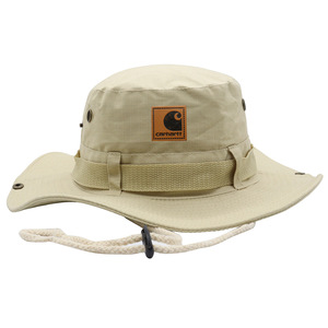 Cappello <span class=keywords><strong>da</strong></span> <span class=keywords><strong>Pescatore</strong></span> con Cordoncino e Ampia Corona a Cupola, Unisex, Estivo, Traspirante, Protezione Solare, in Cotone e Poliestere - Product Image 2
