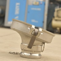 Sambungan Reducer Pengeluaran Minyak dari Paduan Aluminium 6 ke 3 Lubang Keluar Bersudut untuk Pengeluaran Gravitasi, Suku Cadang Truk Tangki Bahan Bakar