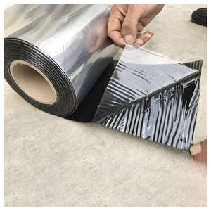 Cinta de butilo de goma, rollo <span class=keywords><strong>para</strong></span> <span class=keywords><strong>techos</strong></span>, papel de aluminio autoadhesivo, membrana impermeabilizante de asfalto <span class=keywords><strong>autoadhesiva</strong></span> negra impermeable moderna - Product Image 5