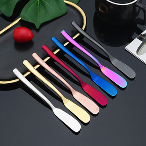 Cuchillo para Mantequilla French Moonlight, el Más Vendido, de Acero Inoxidable con Recubrimiento PVD, para Servir Comida Occidental, Mermelada y <span class=keywords><strong>Queso</strong></span> - Product Image 1