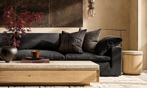 RH amerikan tarzı katı ahşap kahve masasının tablası traverten yapılmıştır. - Product Image 5