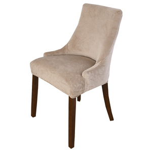 Housses de protection pour meubles extensibles de couleur unie <span class=keywords><strong>Housse</strong></span> de <span class=keywords><strong>chaise</strong></span> avec <span class=keywords><strong>accoudoir</strong></span> amovible - Product Image 4