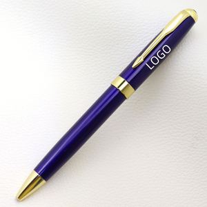 Stylo bille métallique de luxe de haute qualité pour cadeau d'entreprise, logo personnalisé accepté - Product Image 4