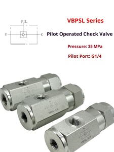 Valvola di Controllo Idraulica VBPSL G1/4 G3/8 G1/2 G3/4 Raccordi Unidirezionali in Acciaio Inox Garanzia 1 Anno per Veicoli Sanitari - Product Image 5