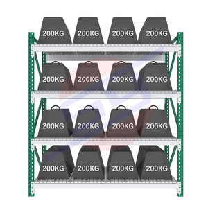 Customizable Heavy Duty Racking <strong>4</strong> Tiers Adjustable Metal Steel Beam Type Industrial Pallet Racking Storage <strong>Racks</strong> - Product Image 1
