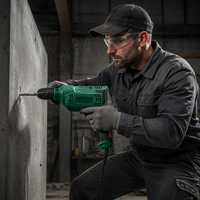Perceuse électrique filaire OEM 110V pour le perçage du bois et du métal, outil électrique manuel pour la maison et l'industrie