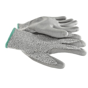 Guantes recubiertos de <span class=keywords><strong>PU</strong></span> resistentes a cortes de protección de corte alto Nivel 3 para manejar componentes afilados - Product Image 2