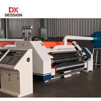 Línea de Producción de Cartón Corrugado Automática de Bajo Costo, de Una Sola Cara, con Control PLC y Motor, para Embalaje de Película Plástica de 2 Capas