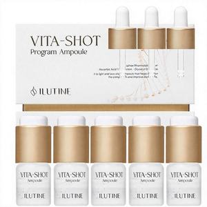 Ampoule liquide éclaircissante et blanchissante, vitamine C stabilisée, acide hyaluronique pour un éclat du visage, une peau lumineuse, utilisation quotidienne, hommes et femmes - Product Image 1