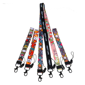 Nhà Máy Giá tùy chỉnh thăng hoa Keychain dây buộc với logo tùy chỉnh <span class=keywords><strong>Polyester</strong></span> dây buộc - Product Image 1