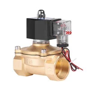 Solenoid 24v 12v Dc 120v Ac Outdoor Waterproof Plastic Sealed Water Valve Normally Closed Direct Acting Brass Solenoid Valve