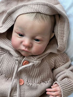 Muñeca Reborn Realista de 18 Pulgadas (48 cm) para Recién Nacidos, Linda Muñeca de Silicona para Manualidades, Muñeca de Arte Hecha a Mano, Regalo Moderno para Niños