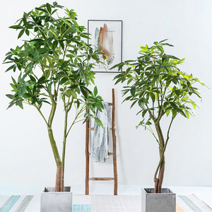 Pachira-maceta Artificial para acuario, planta de Guiana, árbol de castaño - Product Image 4