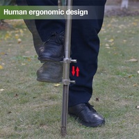 Sonde d'échantillonnage de sol de 36 pouces avec pédale Sonde de sol en acier inoxydable de 36 "Tarière d'échantillonnage de sol