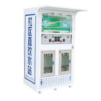 Máquina Expendedora Automática de Agua RO, Estación de Agua Potable de Autoservicio con Gabinete de Acero Inoxidable Resistente a la Intemperie para Uso Comercial
