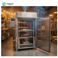 Machine à fumer à chaud en acier inoxydable de qualité industrielle pour viande, poisson, bacon, jambon, machine à fumer les aliments de qualité commerciale
