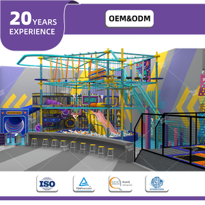 Pokiddo 550sqm Kids Indoor Playground con Ninja Obstacle Course Soft Play Wall Challenge Maze y Gym Course - Product Image 5