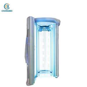 Cabine de <span class=keywords><strong>bronzage</strong></span> UV rotative verticale CHANGBEI, machine de <span class=keywords><strong>solarium</strong></span> mobile pour salon, usage commercial et domestique - Product Image 4