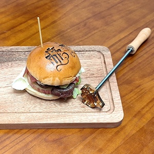 Molde de latón para repostería de alta calidad con logotipo personalizado, estampador en caliente de latón para panadería, hierro de marcaje para pasteles. - Product Image 2