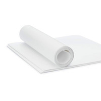 Feuille de PTFE de 3 mm et rouleau de feuille de PTFE antiadhésif à faible friction pour joints et isolation, fournis directement par l'usine