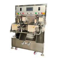 Petite machine électrique automatique de remplissage, de scellage et d'emballage de sachets en plastique pour aliments et boissons, haute précision, pour tofu soyeux
