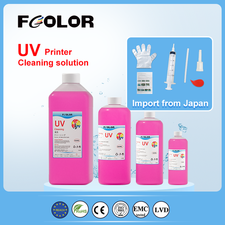 FCOLOR Solvent UV Ink Printer Head Cleaning Solutions