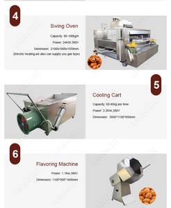 Bán Hot Điện Rang Groundnut Máy Nhà Máy Đậu Phộng Rang Dây Chuyền Sản Xuất - Product Image 6