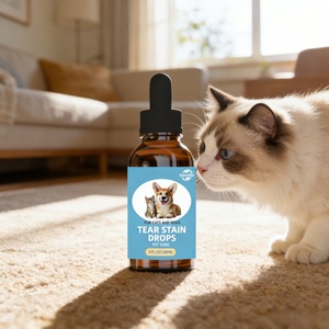 Gouttes liquides personnalisées pour les yeux des animaux de compagnie, marque privée, pour la protection accrue des yeux, pour chats et chiens, 60 ml - Product Image 2