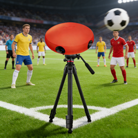 Caméra d'action de football BALLREC avec suivi IA, vidéo 4K 16MP, 128 Go, étanche IPX6, Wi-Fi pour équipes de football