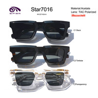 Lunettes de soleil polarisées unisexes Sifier en acétate, monture transparente de haute qualité, lunettes de mode pour hommes et femmes, vente en gros