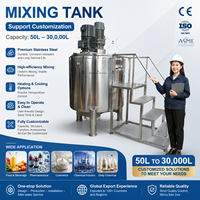 Réservoir de mélange à double enveloppe Ace 304 316L en acier inoxydable pour le stockage, la fusion et le maintien de sirops, pâtes, masse de cacao, liqueur et chocolat