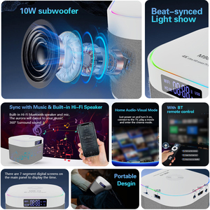 Boîtier TV intelligent Android Topleo Speaker, boîtier décodeur quad-core H313, boîtier TV OTT - Product Image 3