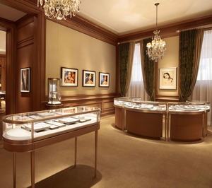 Gabinete de MDF de diseño moderno de alta calidad para relojes y joyas Vitrina de vidrio al por mayor personalizada para uso en centros comerciales y hoteles - Product Image 2