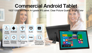 Giá Tốt 20 Inch Cáp Đầu Vào Màn Hình Cảm Ứng Wall Mount Tablet Android 1920x1080 - Product Image 2