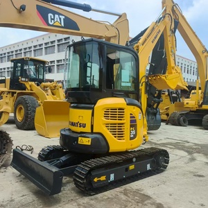 Used Komatsu PC35MR 3.8 Ton Mini Excavator CE/EPA Certified Hydraulic Digger for Construction - Product Image 1